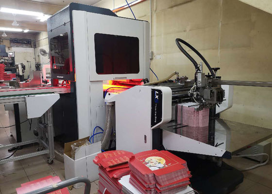 آلة صنع علب هدايا الكريسماس L5989XW3182XH2100mm آلة لصق ورق العلب الصلبة