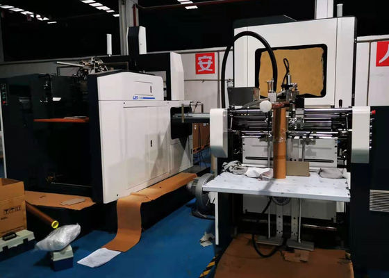 LS 450 S. Boxinging Machine التي تستخدم للصق الصندوق الداخلي على الورق لصنع صندوق الهاتف المحمول.